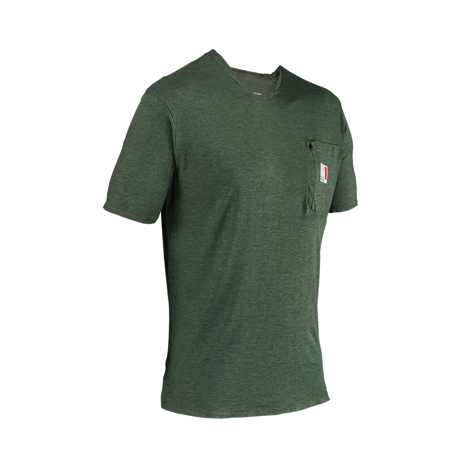 Leatt AllMtn 2.0 Short Sleeve MTB Jersey - Spinach - 2024