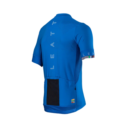 Leatt Endurance 5.0 Short Sleeve MTB Jersey - Blue - 2024