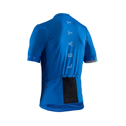 Leatt Endurance 5.0 Short Sleeve MTB Jersey - Blue - 2024