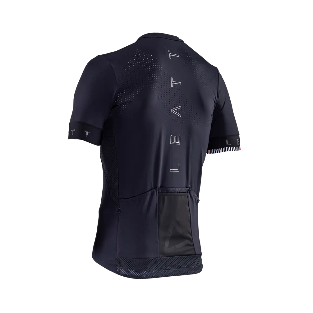 Leatt Endurance 5.0 Short Sleeve MTB Jersey - Black - 2024