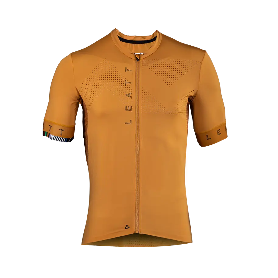 Leatt Endurance 5.0 Short Sleeve MTB Jersey - Rust - 2024