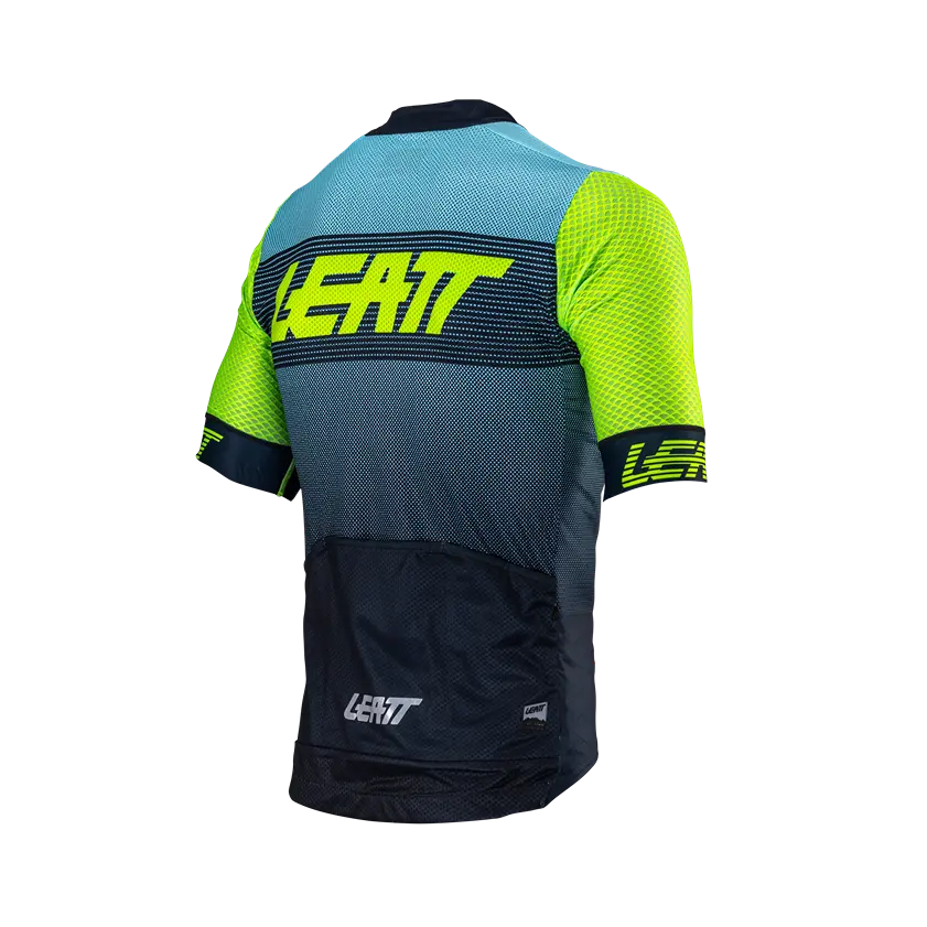 Leatt Endurance 6.0 Short Sleeve MTB Jersey - Aqua - 2024