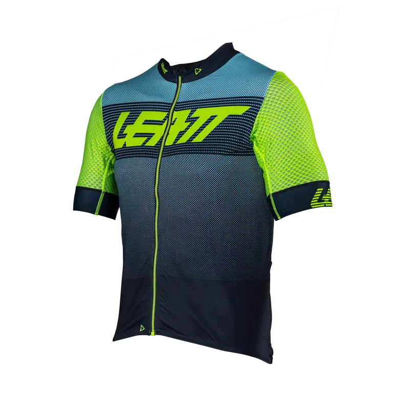 Leatt Endurance 6.0 Short Sleeve MTB Jersey - Aqua - 2024