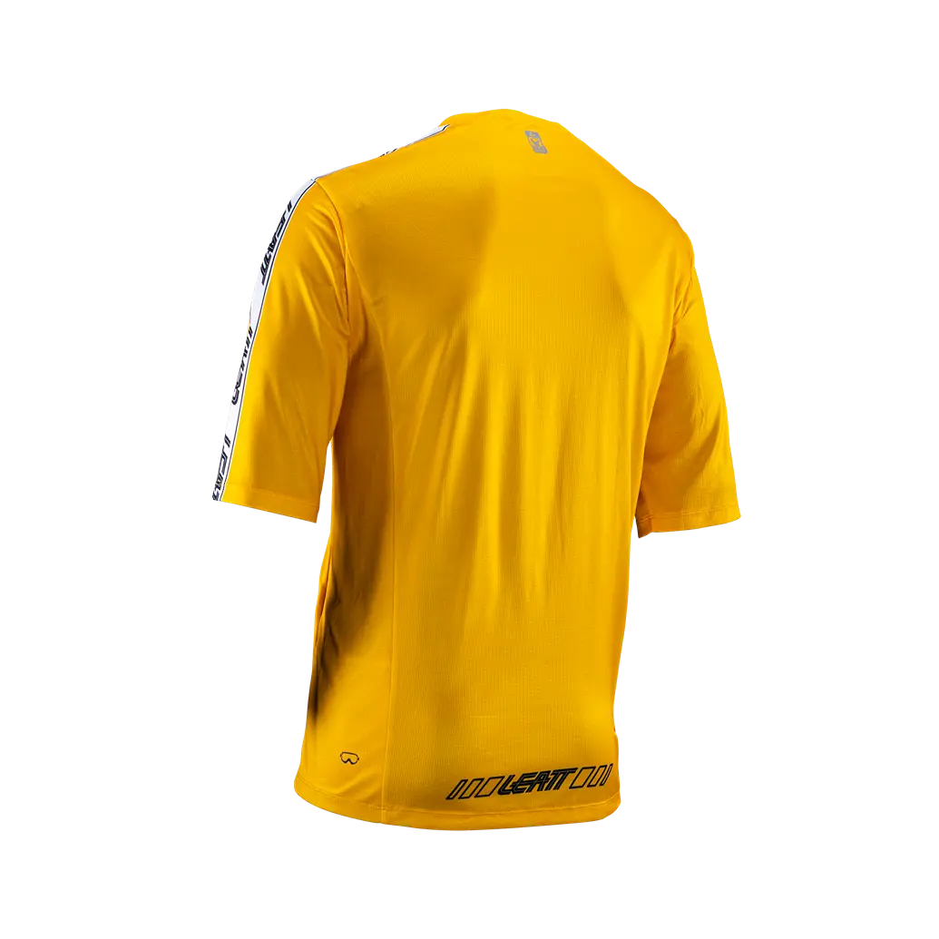 Leatt Enduro 3.0 Short Sleeve MTB Jersey - Gold - 2024