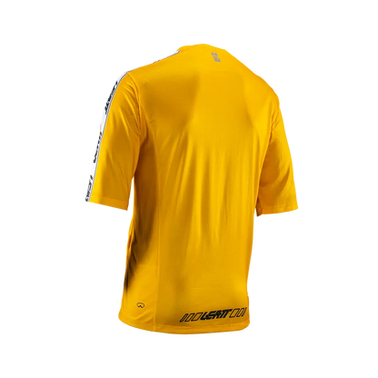 Leatt Enduro 3.0 Short Sleeve MTB Jersey - Gold - 2024