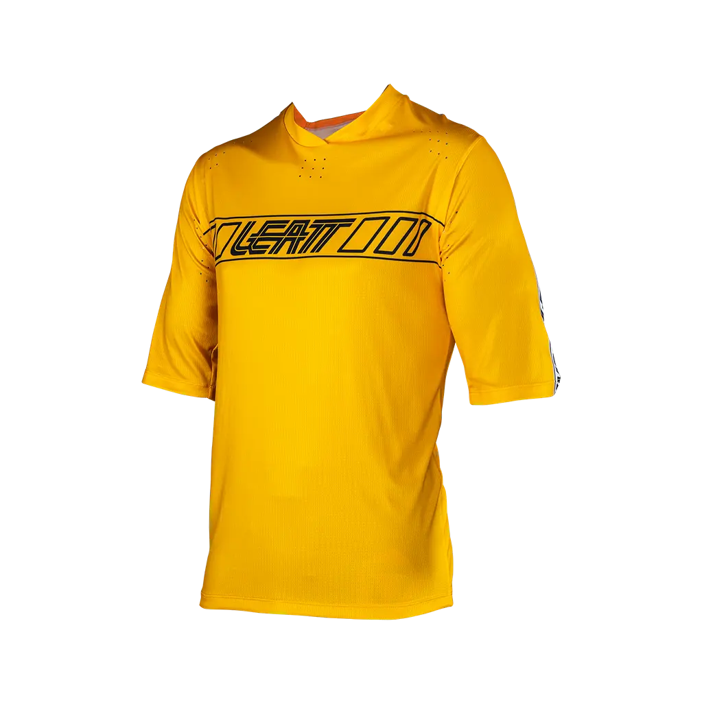 Leatt Enduro 3.0 Short Sleeve MTB Jersey - Gold - 2024