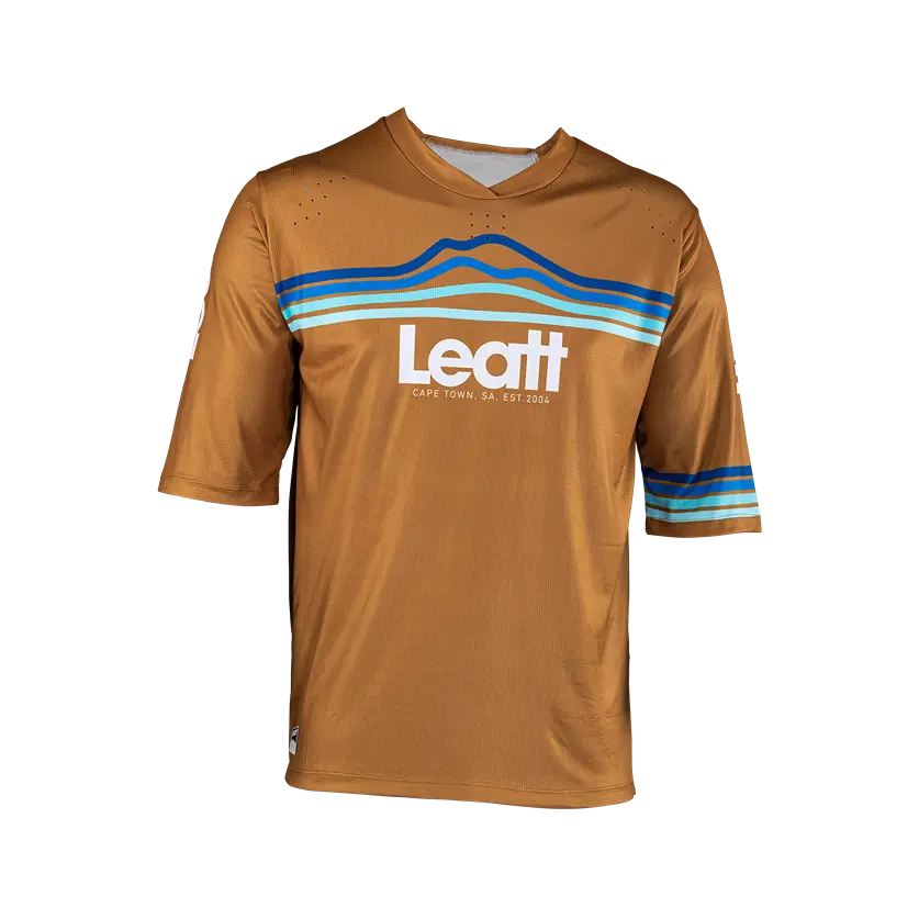 Leatt Enduro 3.0 Short Sleeve MTB Jersey - Peanut - 2024