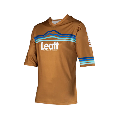 Leatt Enduro 3.0 Short Sleeve MTB Jersey - Peanut - 2024