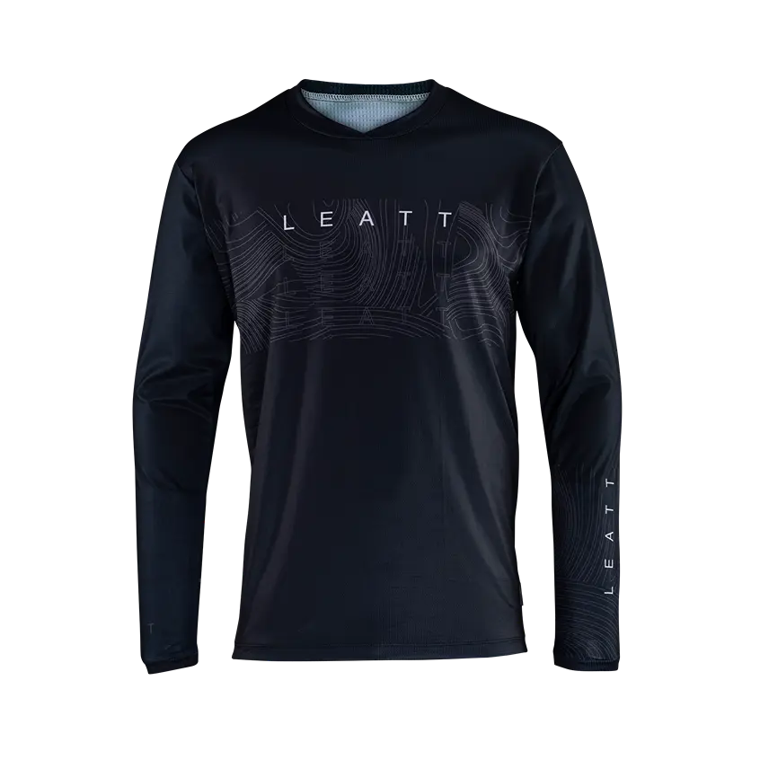 Leatt Gravity 3.0 Long Sleeve MTB Jersey - Black - 2024