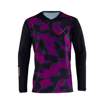 Leatt Gravity 3.0 Long Sleeve MTB Jersey - Purple - 2024