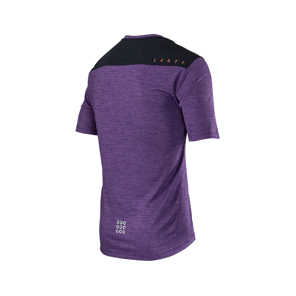 Leatt Trail 1.0 Short Sleeve MTB Jersey - Velvet - 2024