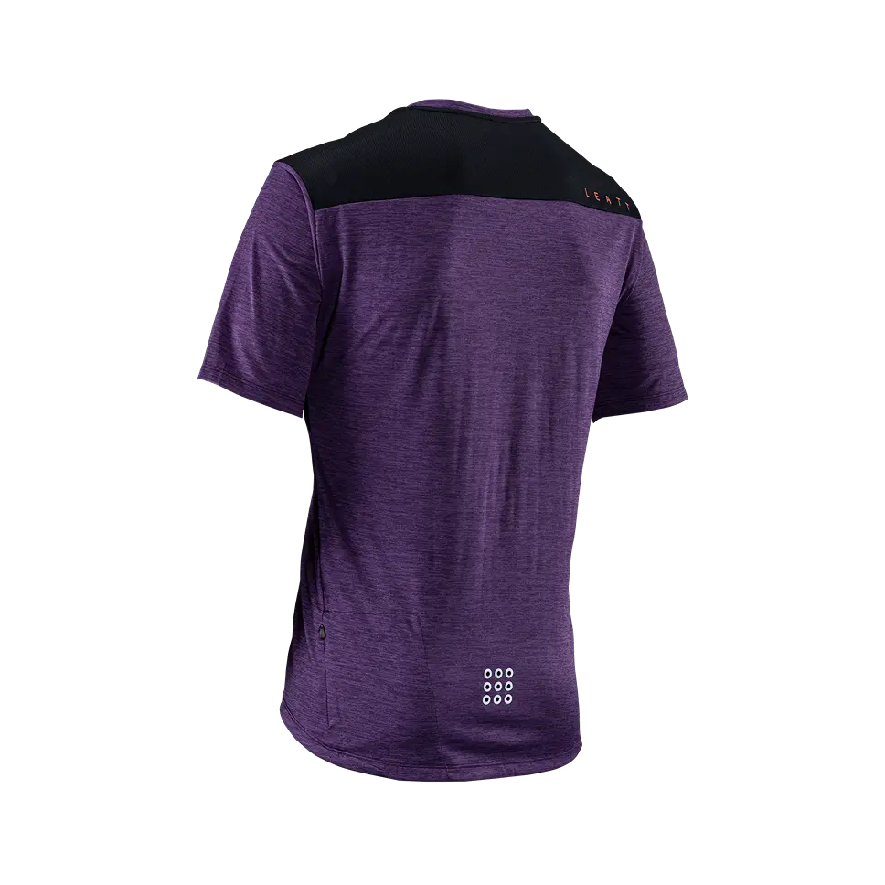 Leatt Trail 1.0 Short Sleeve MTB Jersey - Velvet - 2024