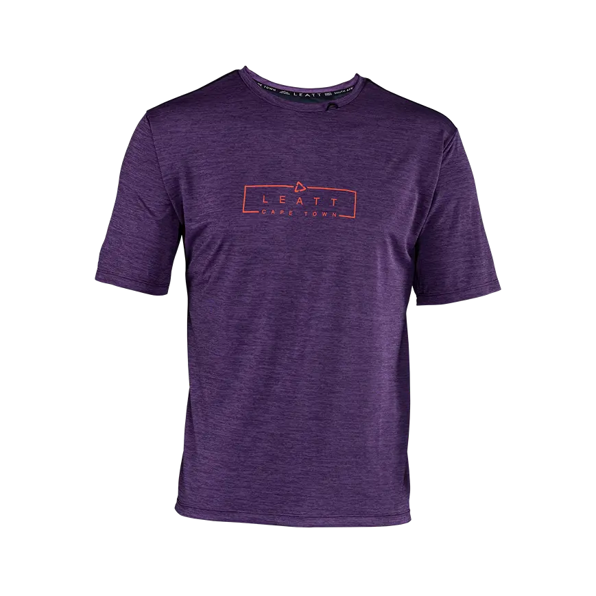 Leatt Trail 1.0 Short Sleeve MTB Jersey - Velvet - 2024