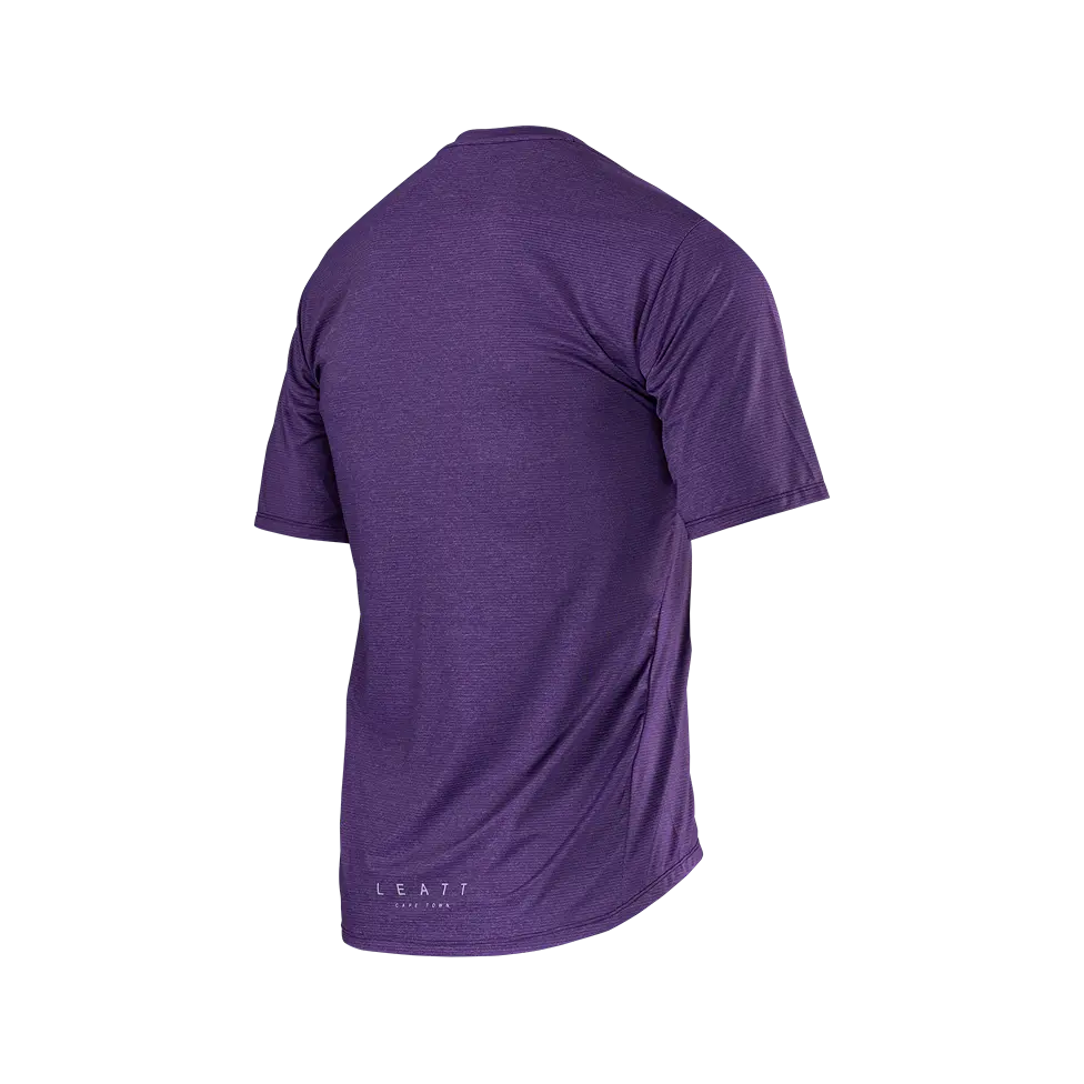 Leatt Trail 1.0 X-Flow Short Sleeve MTB Jersey - Velvet - 2024