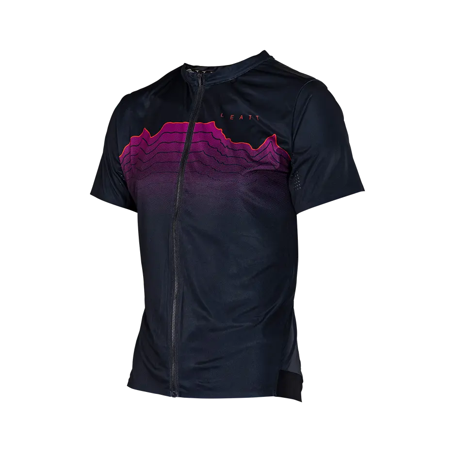 Leatt Trail 3.0 Short Sleeve MTB Jersey - Black - 2024