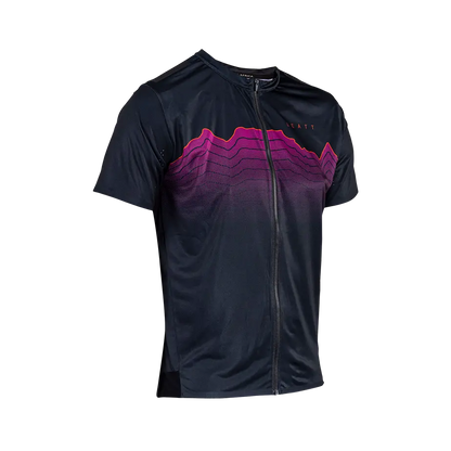 Leatt Trail 3.0 Short Sleeve MTB Jersey - Black - 2024