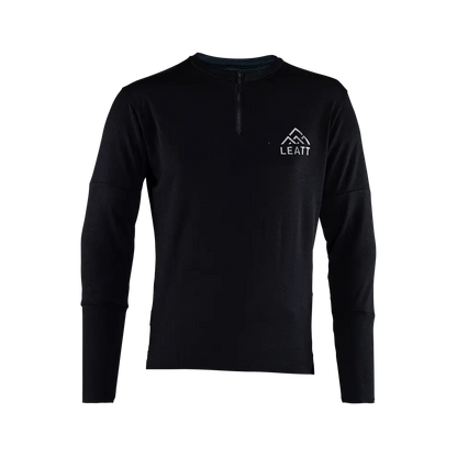 Leatt Trail 4.0 Long Sleeve MTB Jersey - Black - 2024