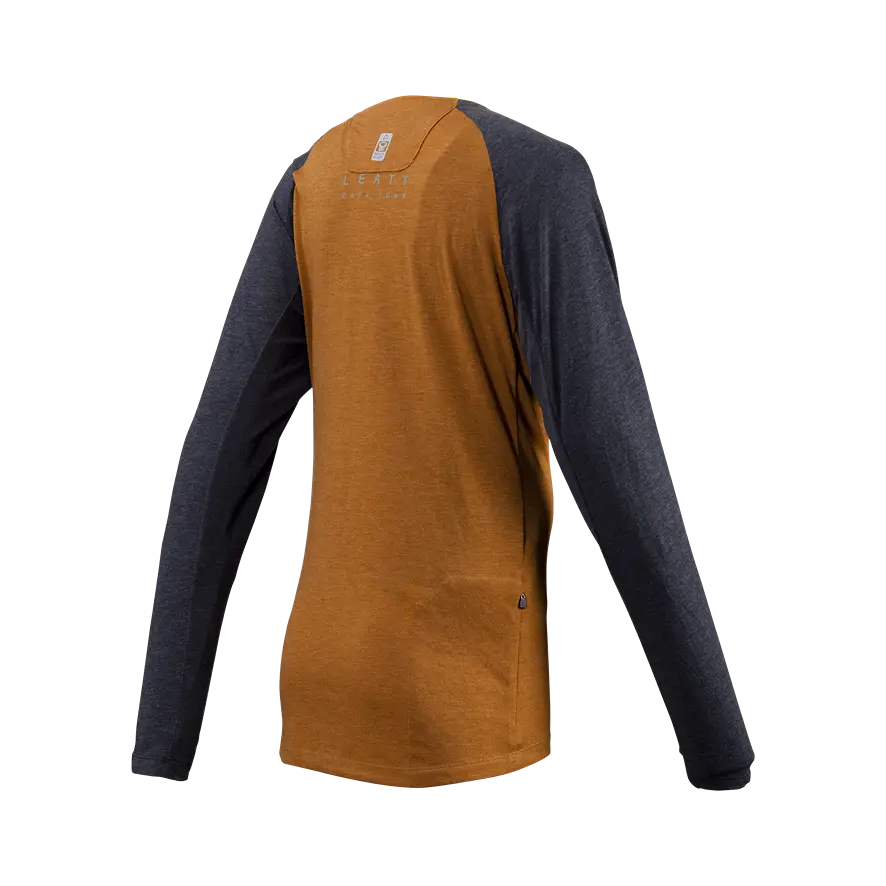 Leatt AllMtn 3.0 Long Sleeve MTB Jersey - Womens - Peanut - 2024