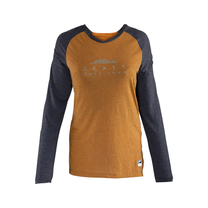 Leatt AllMtn 3.0 Long Sleeve MTB Jersey - Womens - Peanut - 2024