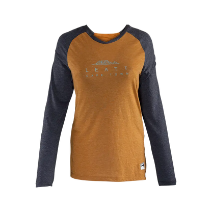 Leatt AllMtn 3.0 Long Sleeve MTB Jersey - Womens - Peanut - 2024