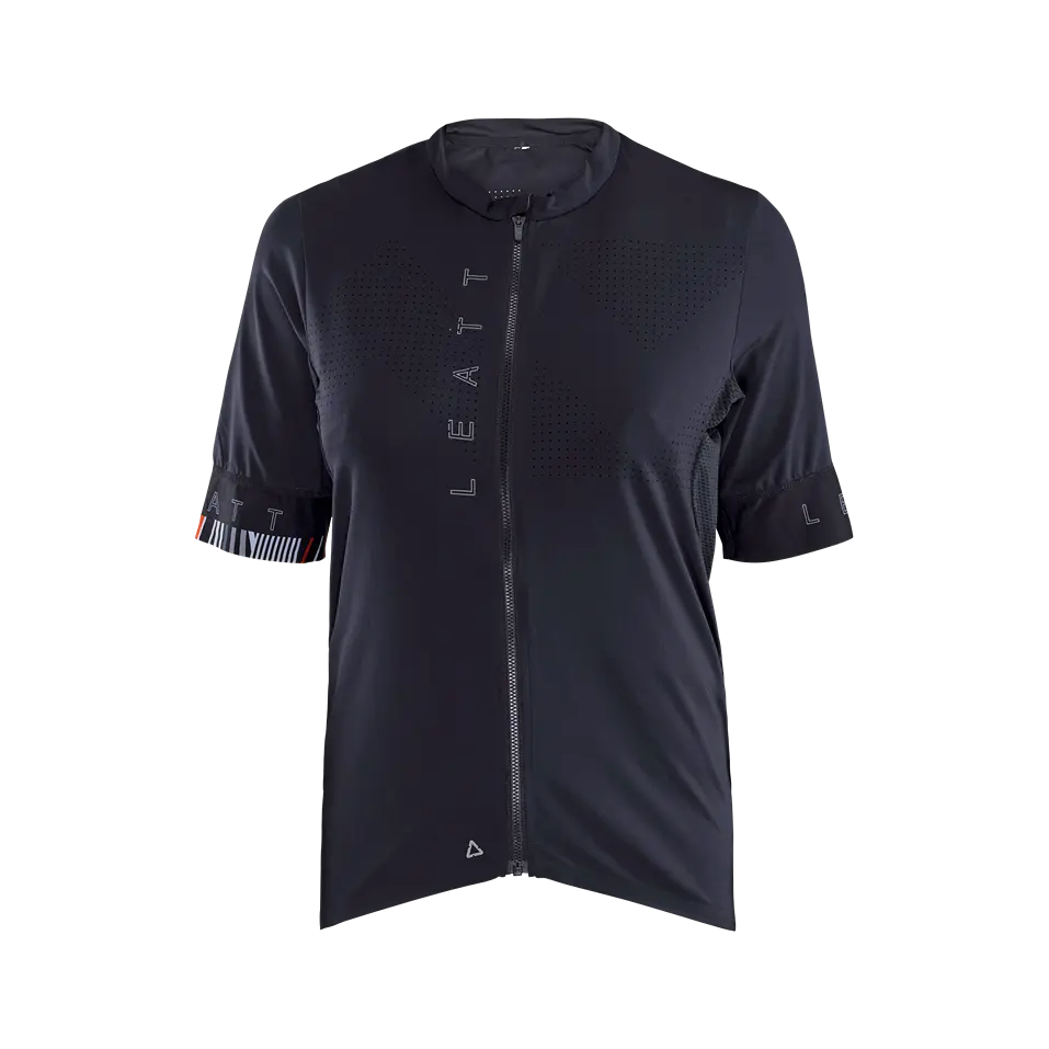 Leatt Endurance 5.0 Short Sleeve MTB Jersey - Womens - Black - 2024