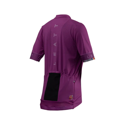 Leatt Endurance 5.0 Short Sleeve MTB Jersey - Womens - Purple - 2024