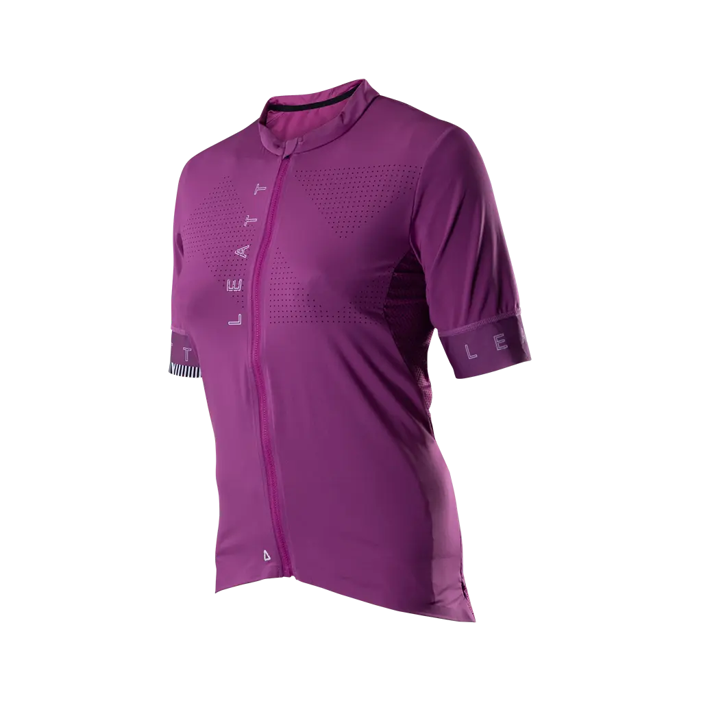 Leatt Endurance 5.0 Short Sleeve MTB Jersey - Womens - Purple - 2024