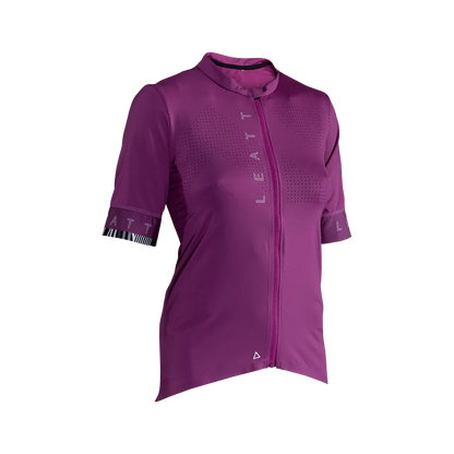 Leatt Endurance 5.0 Short Sleeve MTB Jersey - Womens - Purple - 2024
