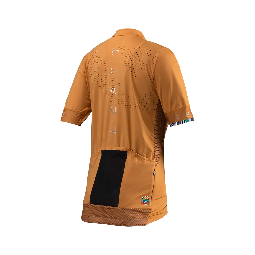 Leatt Endurance 5.0 Short Sleeve MTB Jersey - Womens - Rust - 2024