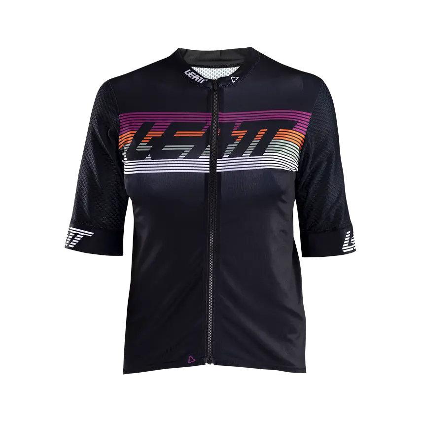 Leatt Endurance 6.0 Short Sleeve MTB Jersey - Womens - Black - 2024