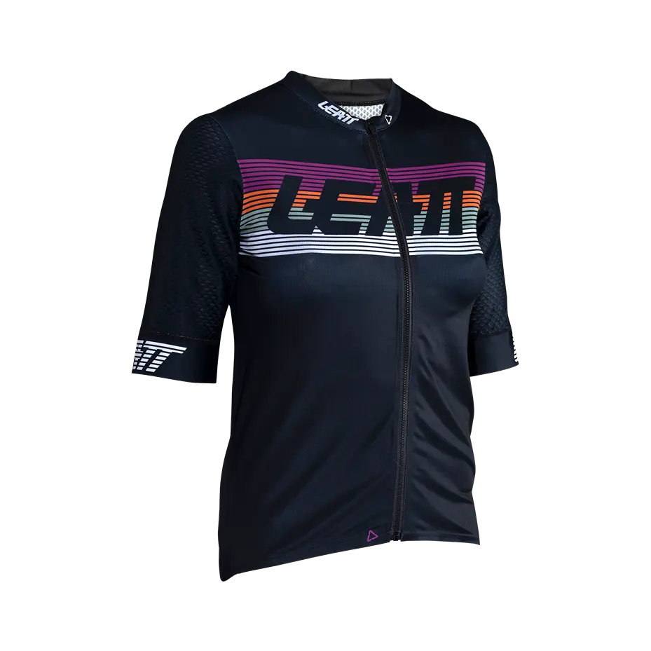 Leatt Endurance 6.0 Short Sleeve MTB Jersey - Womens - Black - 2024