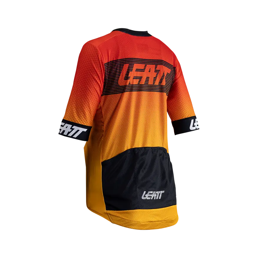 Leatt Endurance 6.0 Short Sleeve MTB Jersey - Womens - Red - 2024