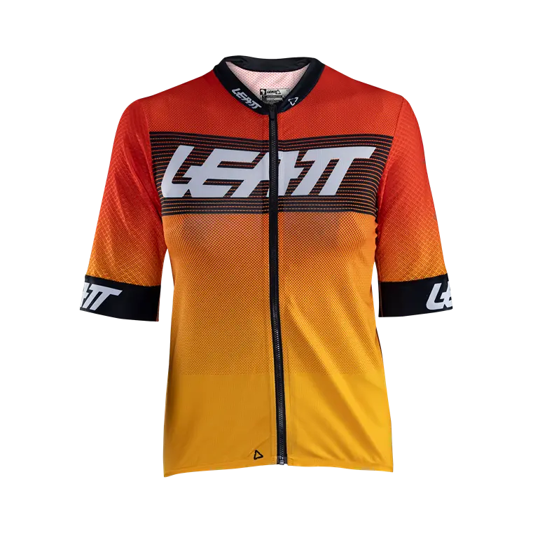 Leatt Endurance 6.0 Short Sleeve MTB Jersey - Womens - Red - 2024