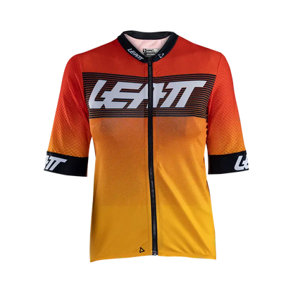 Leatt Endurance 6.0 Short Sleeve MTB Jersey - Womens - Red - 2024