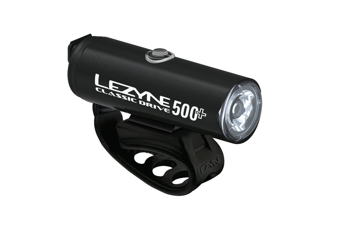 Lezyne Classic Drive 500+ Front Light - Satin Black