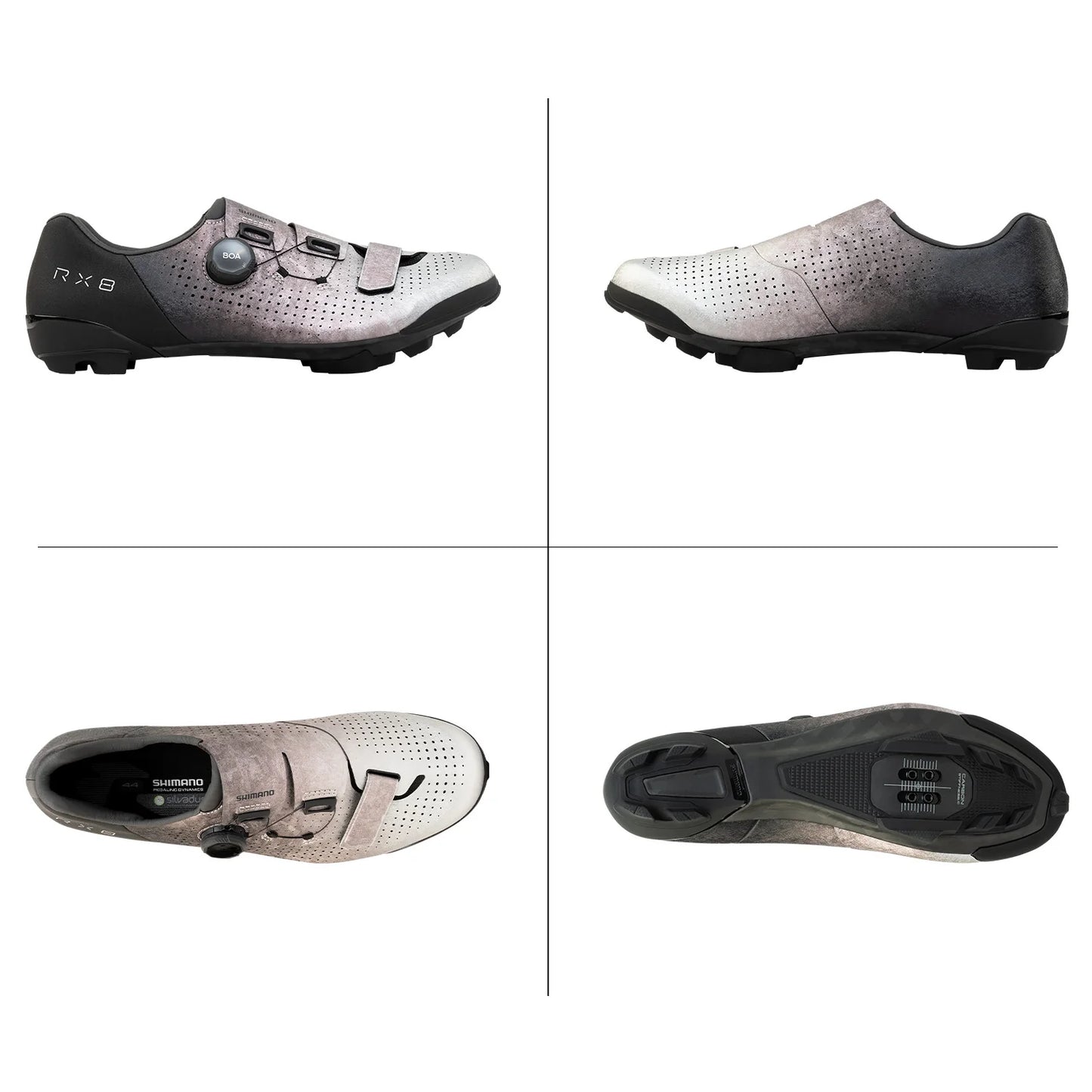 Shimano RX801 SPD Gravel Shoe - Silver