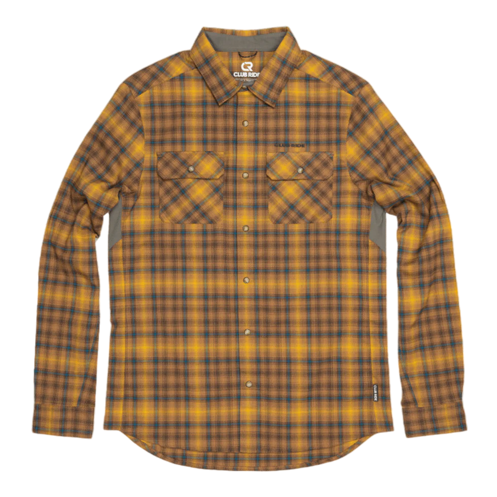 Club Ride Daniel Flannel Shirt - Rubber Sidewall