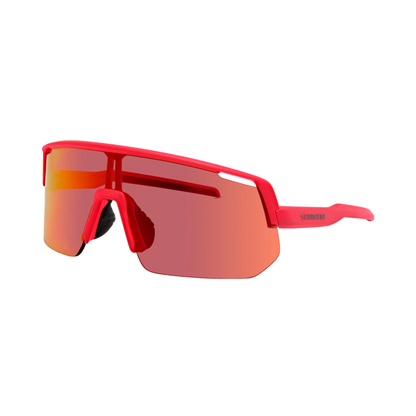 Shimano Technium L Sunglasses - Crimson - Ridescape Road Lens