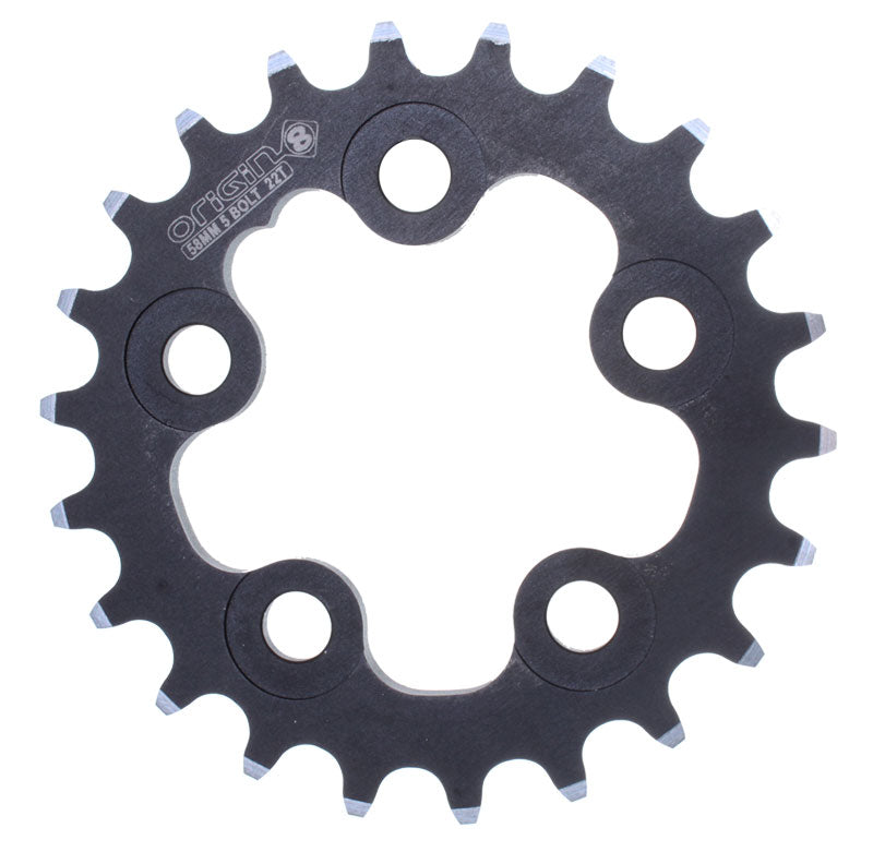 Origin 8 Alloy Chainring -  58mm BCD - Black