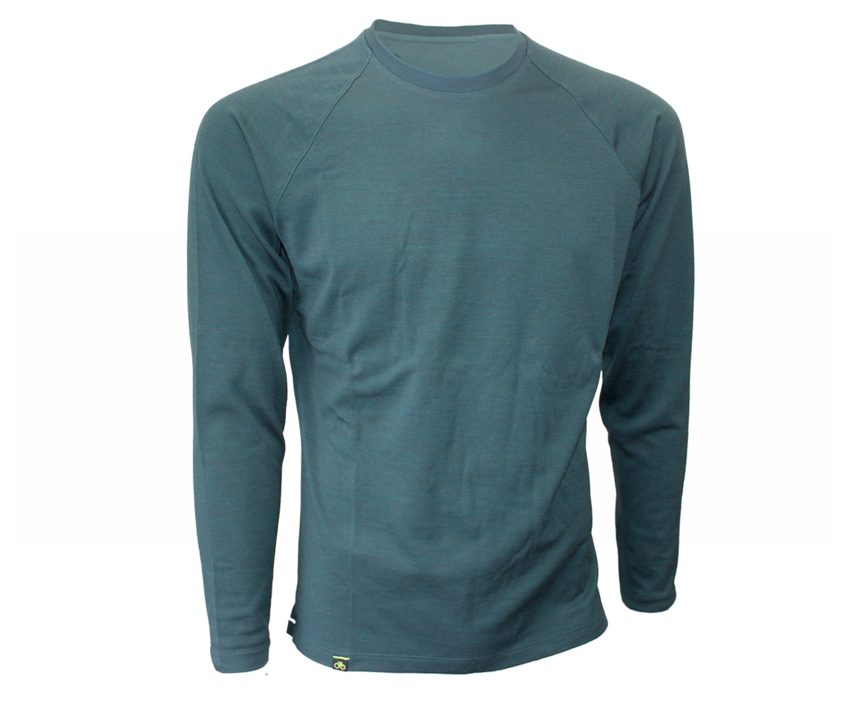 Pearl Izumi Boulevard Merino Long Sleeve Jersey - Pine - Cambria Bike