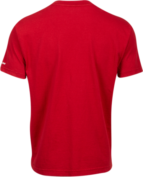 Pearl Izumi Cotton Graphic Tee Shirt - Ride Bikes - Cherry Red