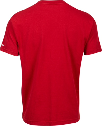 Pearl Izumi Cotton Graphic Tee Shirt - Ride Bikes - Cherry Red