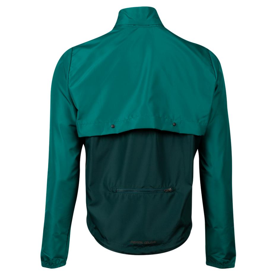 Pearl Izumi Quest Barrier Convertible Cycling Jacket - Alpine Green-Pine