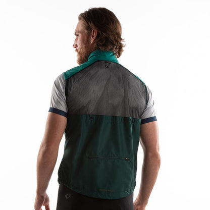 Pearl Izumi Quest Barrier Convertible Cycling Jacket - Alpine Green-Pine