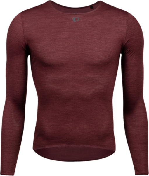 Pearl Izumi Merino Long Sleeve Base Layer - Garnet