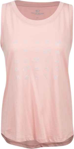 Pearl Izumi Graphic Muscle Tank - Womens - Earth Fire Air Bike - Rose