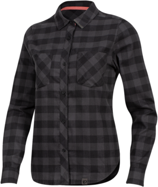 Pearl Izumi Rove Long Sleeve Shirt - Womens - Black-Phantom Plaid