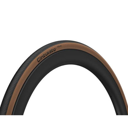 Pirelli Cinturato Velo TLR 700c Road Tire - Classic Tan