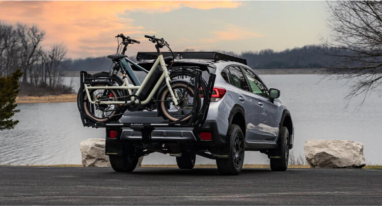 Kuat Piston ION 2" Hitch E-Bike Rack - 2 Bike - Sandy Black