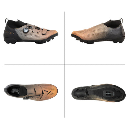 Shimano RX801RE SPD Gravel Shoe - Wide - Metallic Orange